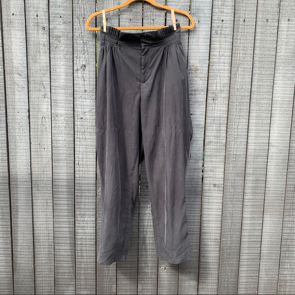 [Silence + Noise] High Waist Crop Pants Grey Sz. 12 - Picture 4 of 8